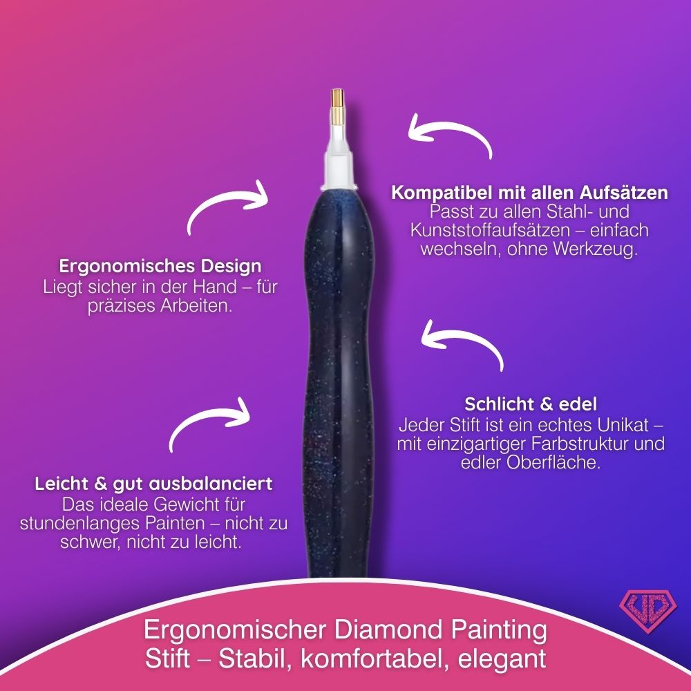 Diamond Painting Ergonomischer Premium Stift - Midnight Galaxy Unique-Diamond
