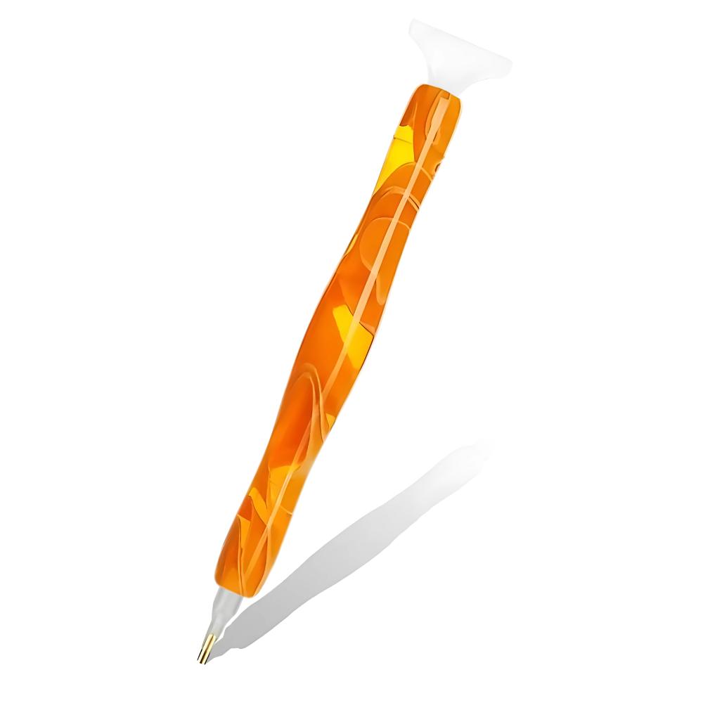 Diamond Painting Ergonomischer Premium-Stift – Sunset Amber Edition, Unique-Diamond