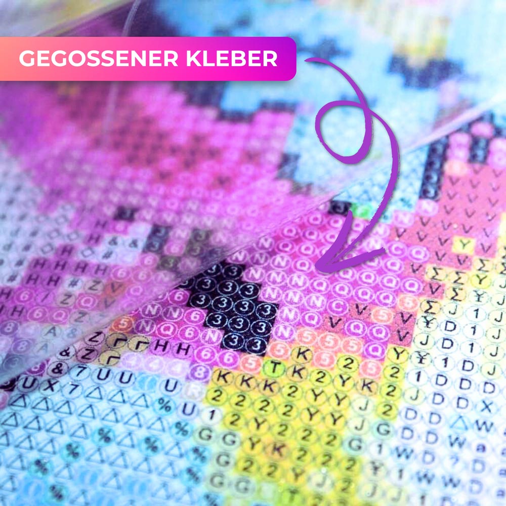 5D Diamond Painting AB Steine – Mystische Blütenträume mit 100 Farben