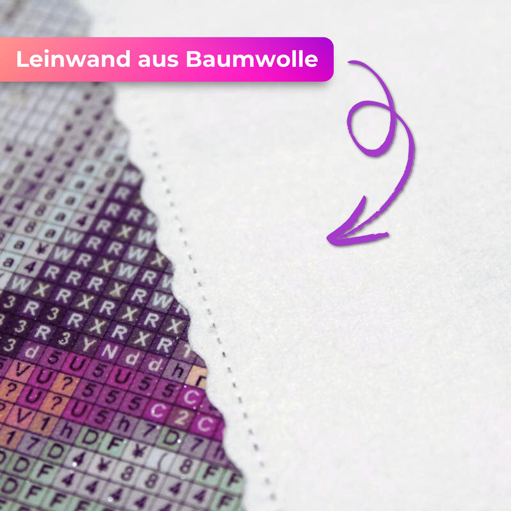 5D Diamond Painting AB Steine – Mystische Blütenträume mit 100 Farben