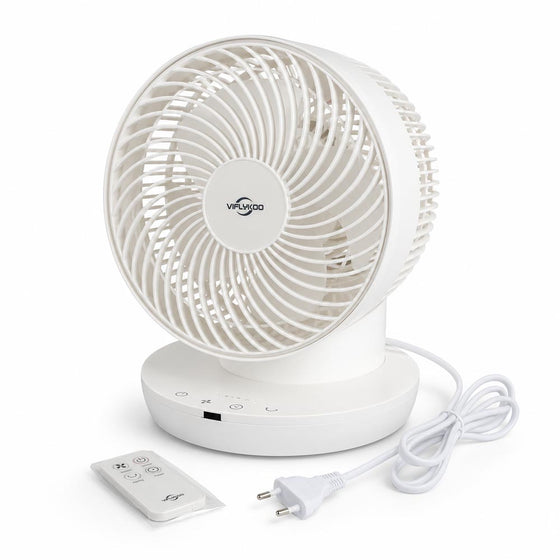 VIFLYKOO / ROVLAK Luftzirkulationsventilator – 3 Stufen, Timer & Fernbedienung | LF1