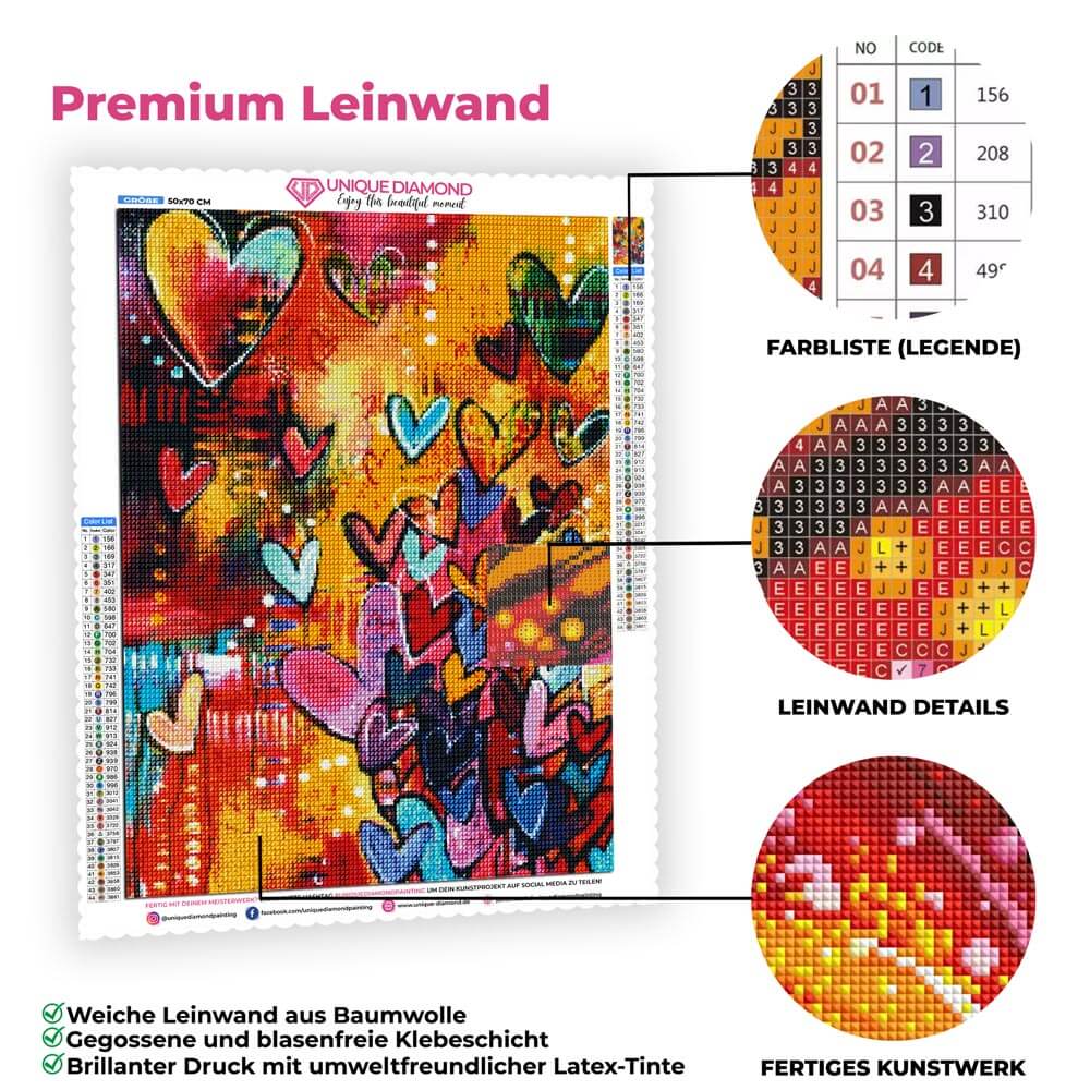 5D Diamond Painting AB Effekt – Taro, der fröhliche Tiger