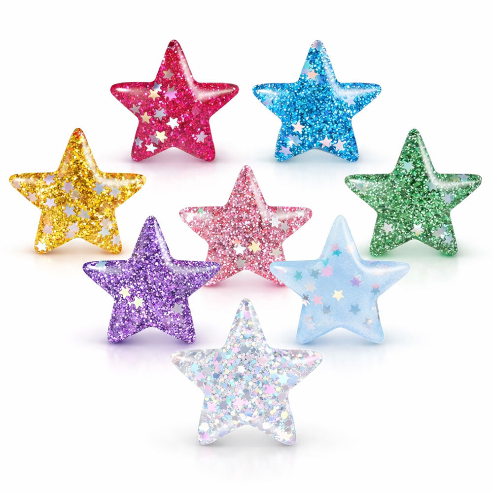 Diamond Painting Cover Minder / Folienhalter Glitzersterne 8 Farben Zubehör - Unique-Diamond