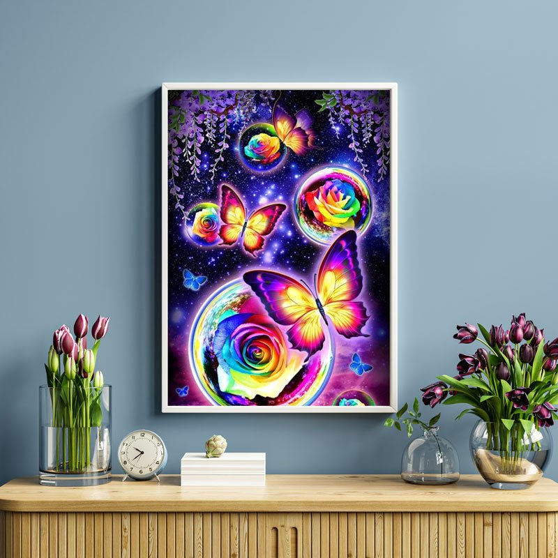 5D Diamond Painting AB Steine Colorful Dragon