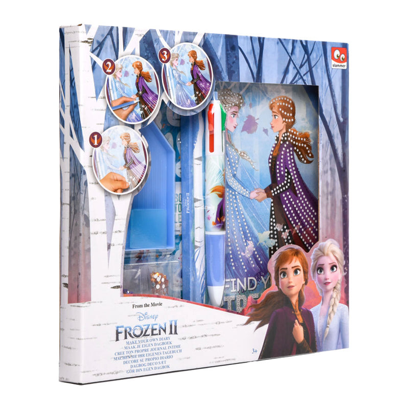 Diamond Painting Disney Tagebuch mit Sticker Frozen 2