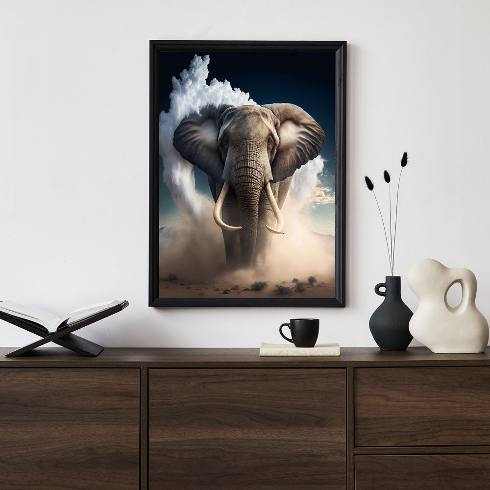5D Diamond Painting Elefant, Unique-Diamond