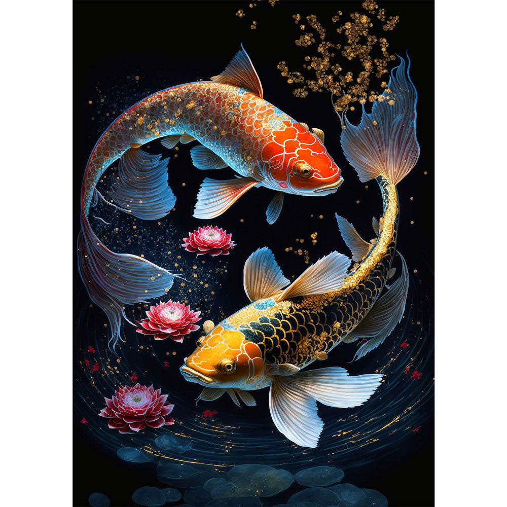 5D Diamond Painting Goldfische