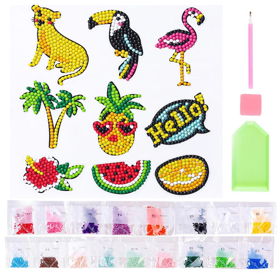 5D Diamond Painting Sticker Set Hello, Unique-Dimaond