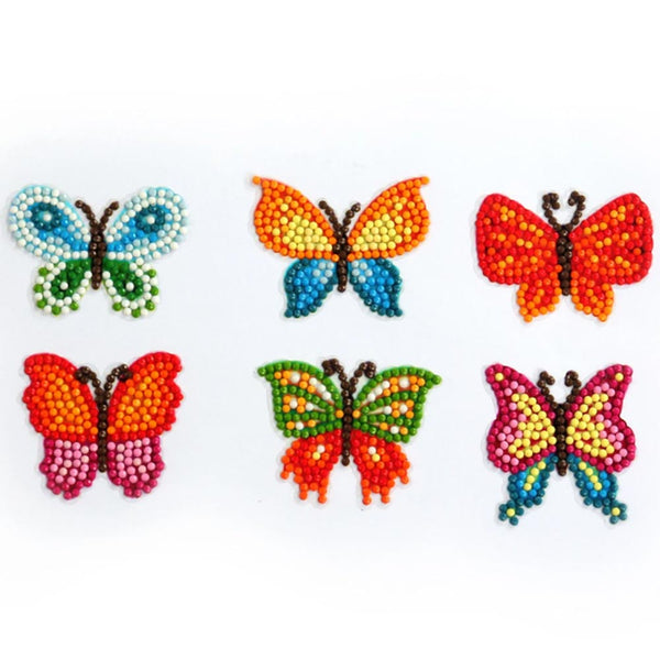 5D Diamond Painting Sticker Set Schmetterlinge für Kinder