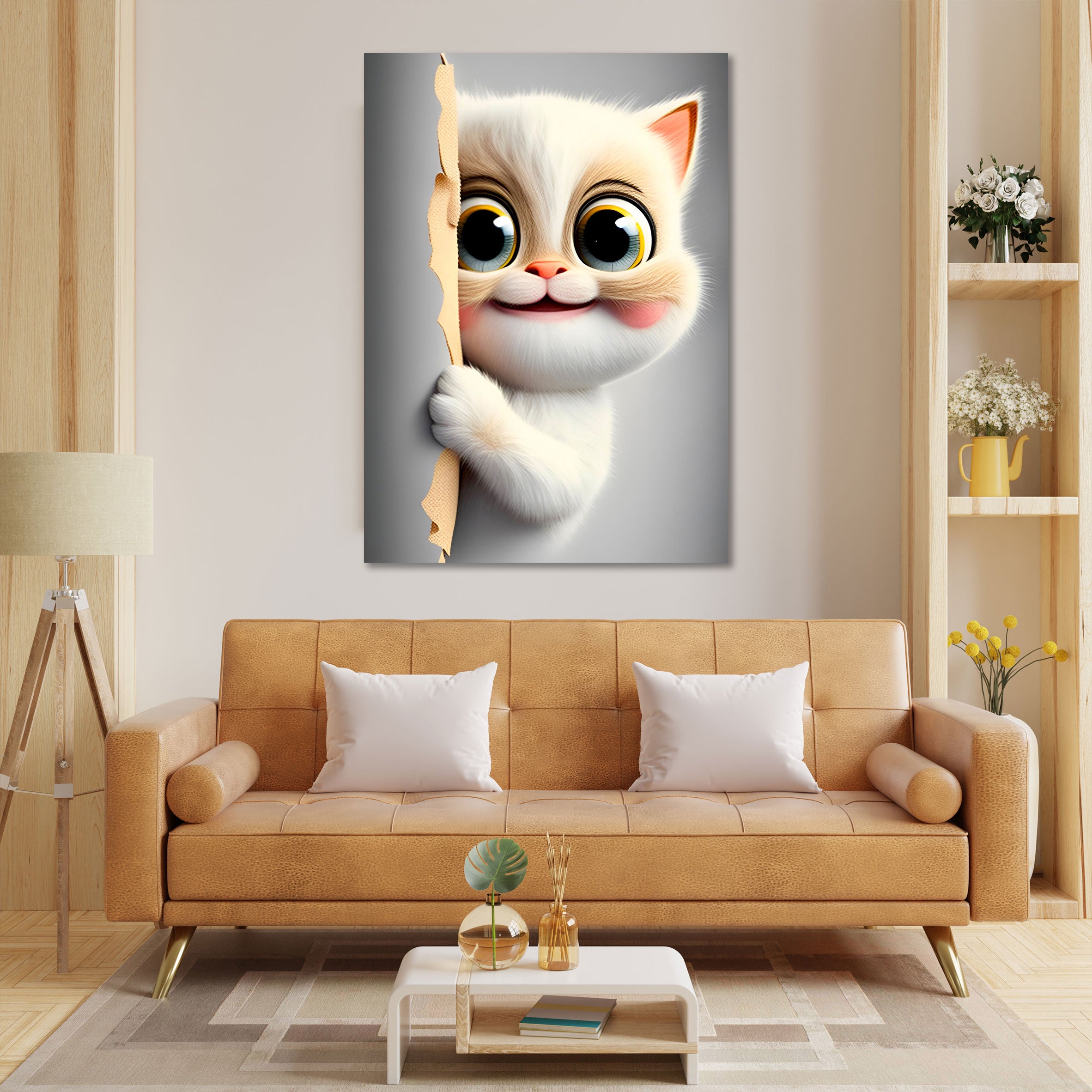 5D Diamond Painting Sweet Cat, Unique-Diamond
