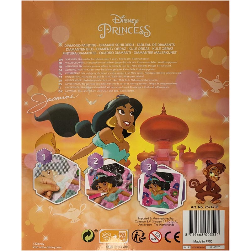 5D Kinder Diamond Painting Disney Aladdin Jasmin