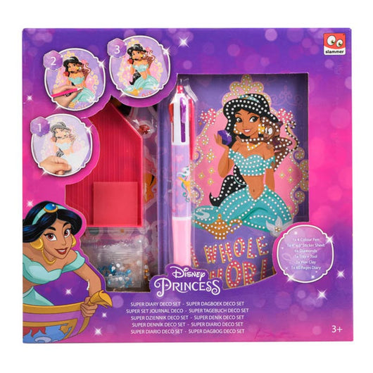 Diamond Painting Disney Tagebuch mit Sticker Jasmin