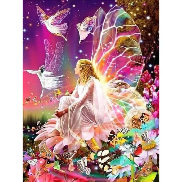 5D Diamond Painting AB Steine Fee im Traumland - Unique-Diamond