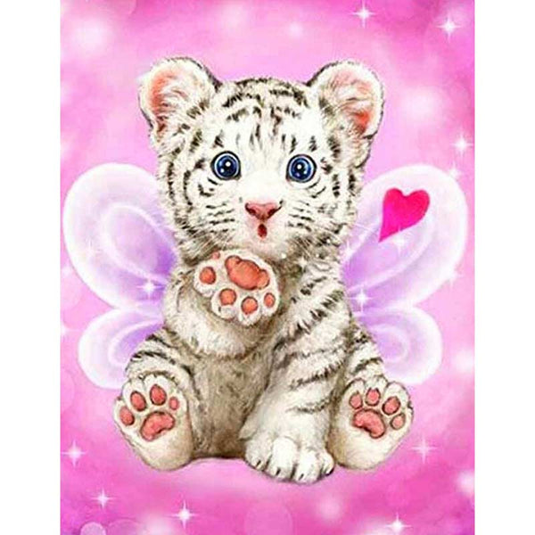 5D Diamond Painting Baby Tiger - Unique-Diamond