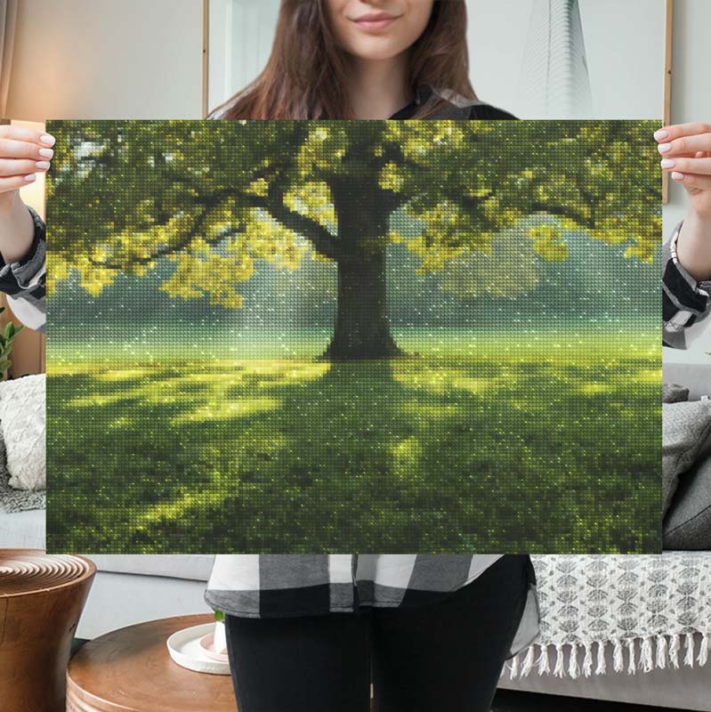 5D Diamond Painting Baum - Unique-Diamond