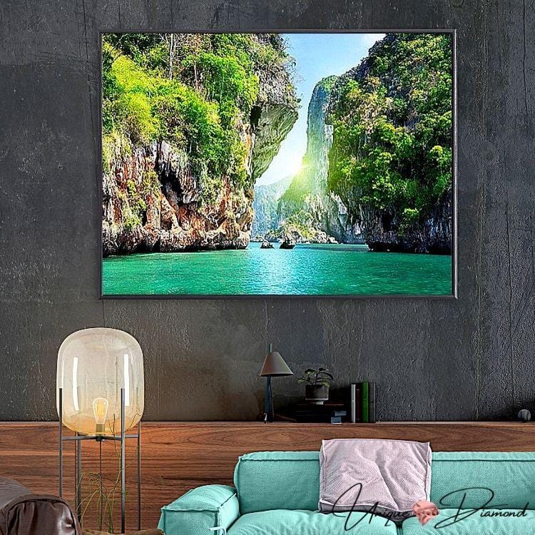 5D Diamond Painting Canyon Landschaft - Unique-Diamond