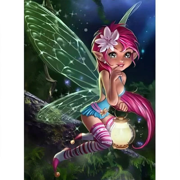 5D Diamond Painting Die kleine Elfe - Unique-Diamond