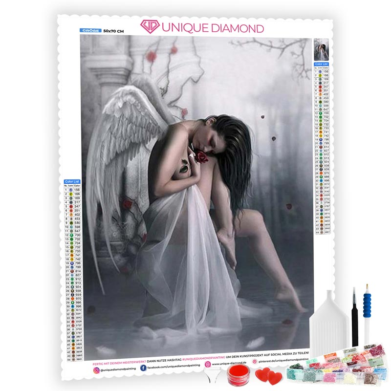5D Diamond Painting Engel - Unique-Diamond