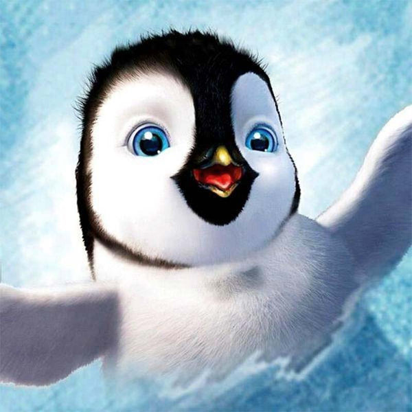 5D Diamond Painting Fröhlicher Pinguin - Unique-Diamond