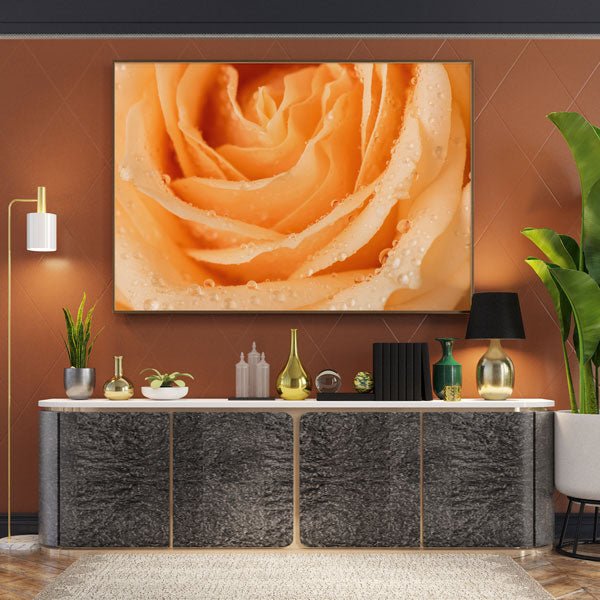 5D Diamond Painting Orange Rose - Unique-Diamond