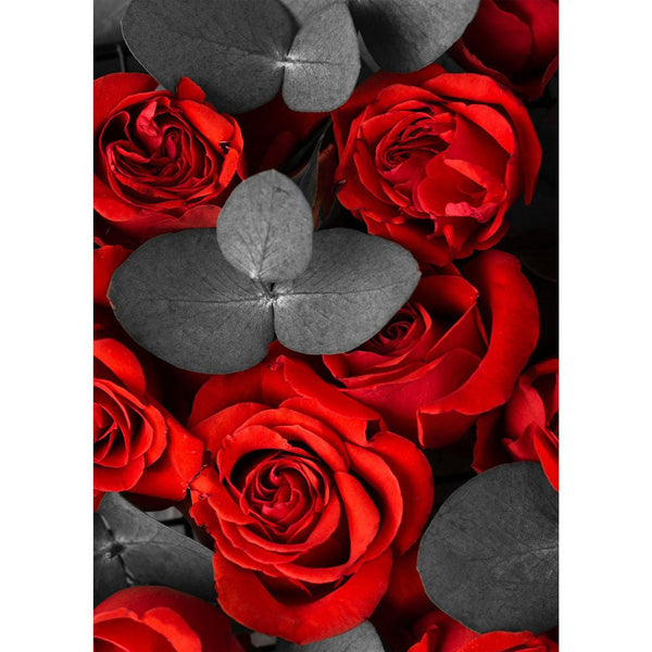 5D Diamond Painting Red Roses Bouquet - Unique-Diamond