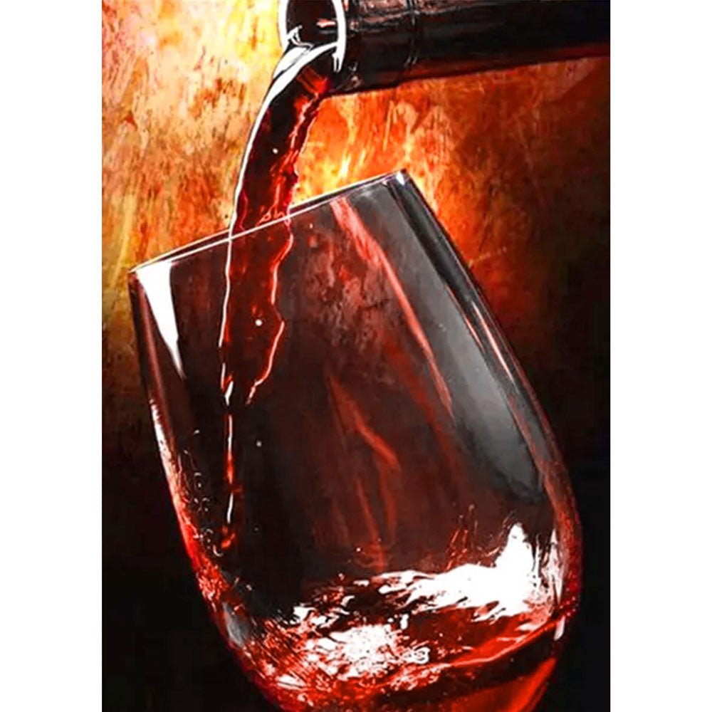 5D Diamond Painting Red Wine - Unique-Diamond