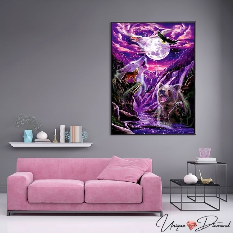 5D Diamond Painting Wettkampf der Schreihälse - Unique-Diamond