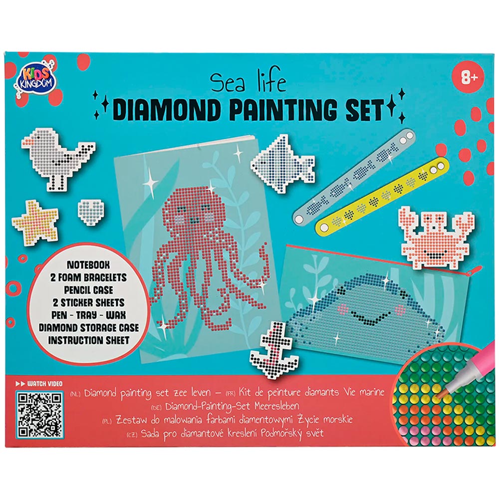 Diamond Painting Kinder Set Unterwasser 5 Teilig, Unique-Diamond