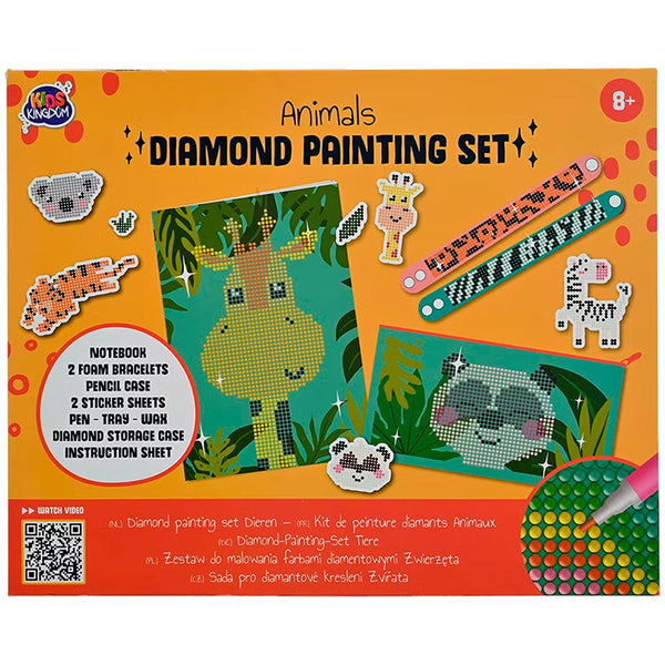 Diamond Painting Kinder Set Waldtiere 5 Teilig, Unique-Diamond