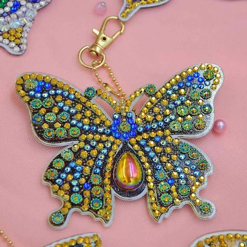 Diamond Painting Anhänger Schmetterlinge 5st Set - Unique-Diamond