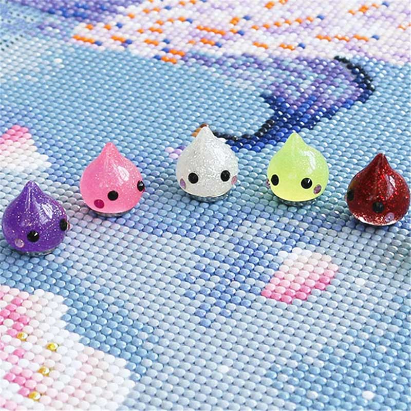 Diamond Painting Cover Minder / Folienhalter Tropfen 6 Farben Zubehör - Unique-Diamond