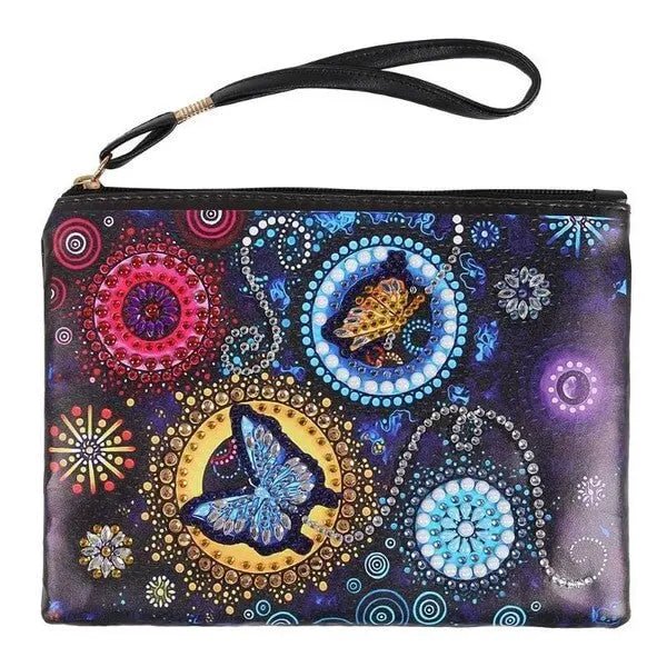 Diamond Painting Handgelenktasche Schmetterling - Unique-Diamond