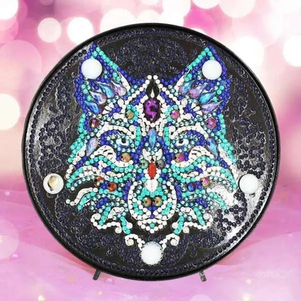 Diamond Painting LED Lampe Wolf - Unique-Diamond