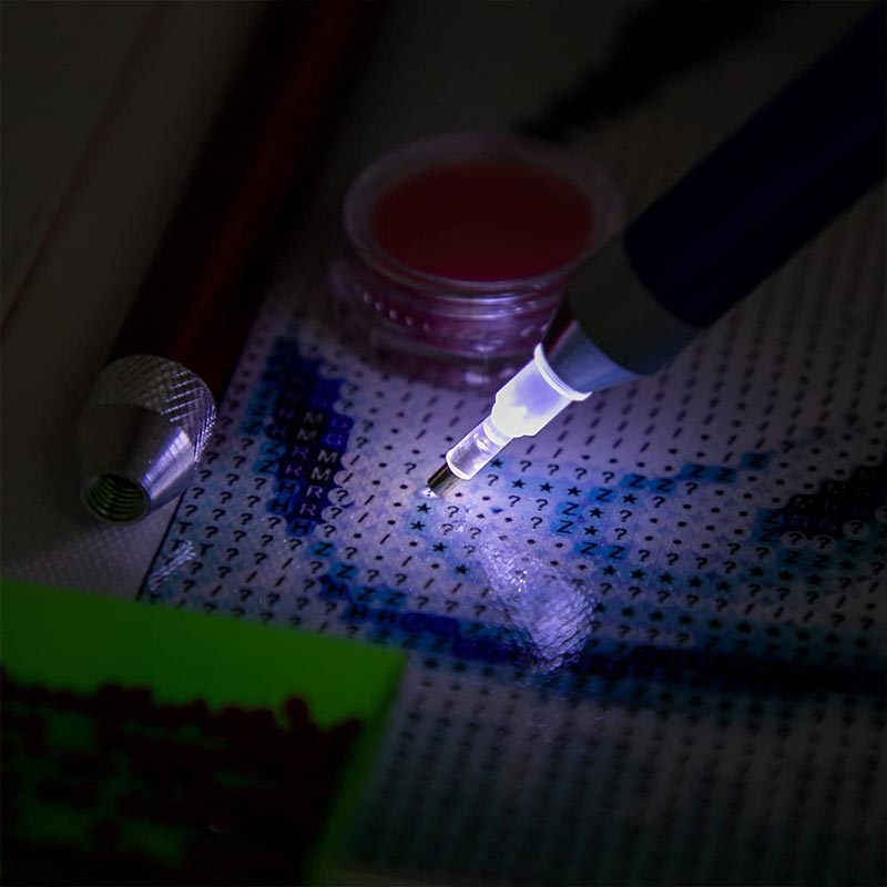Diamond Painting LED Stift in 6 Farben Zubehör - Unique-Diamond