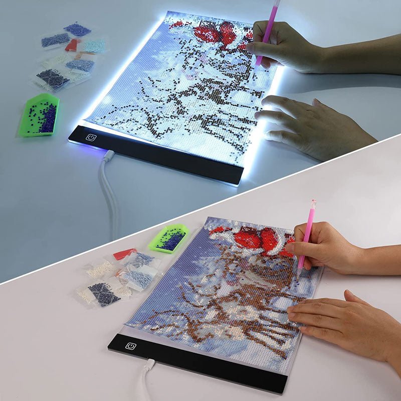 Diamond Painting LED-Unterlage LED-Pad A3 - Unique-Diamond