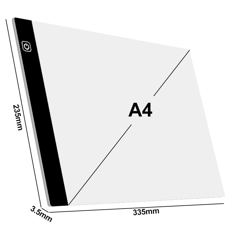 Diamond Painting LED-Unterlage LED-Pad A4 - Unique-Diamond