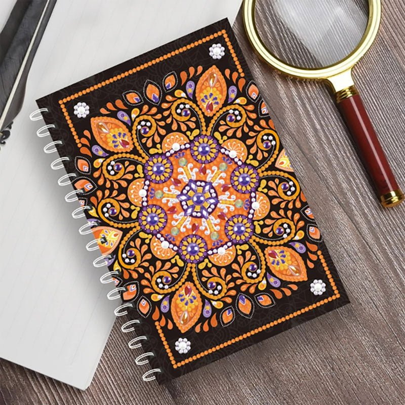 Diamond Painting Notizbuch Mandala - Unique-Diamond