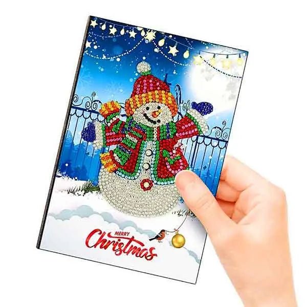 Diamond Painting Notizbuch Schneemann - Unique-Diamond
