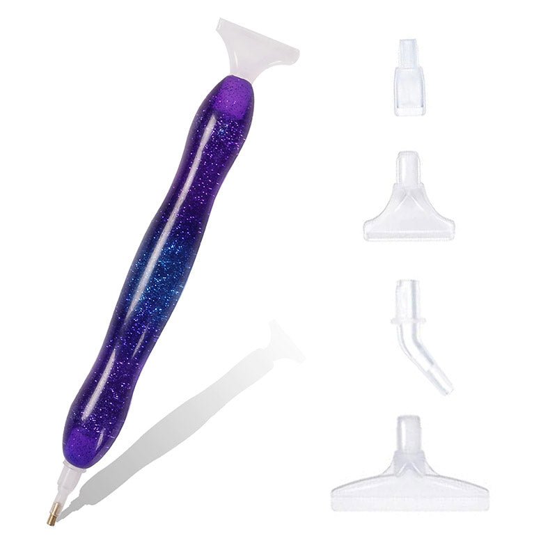 Diamond Painting Premium Ergonomischer Stift Lila Zubehör - Unique-Diamond