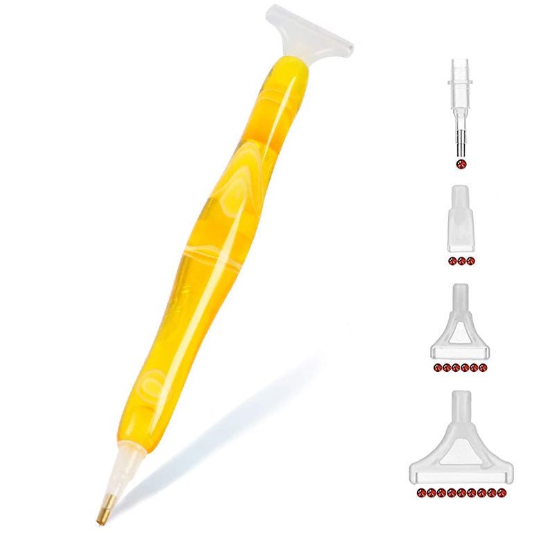 Diamond Painting Premium Stift ergonomisch Wellen Gelb - Unique-Diamond