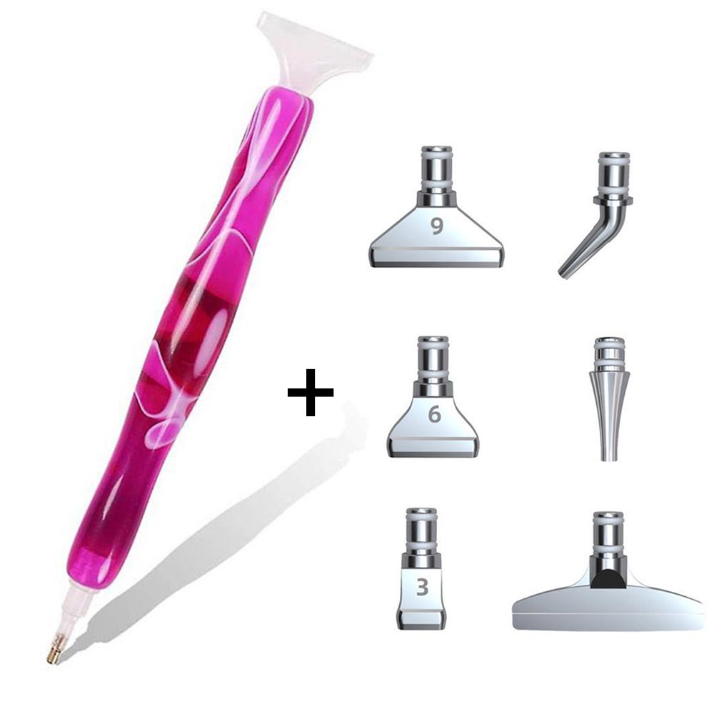 Diamond Painting Premium Stift ergonomisch Wellen Violett Zubehör - Unique-Diamond