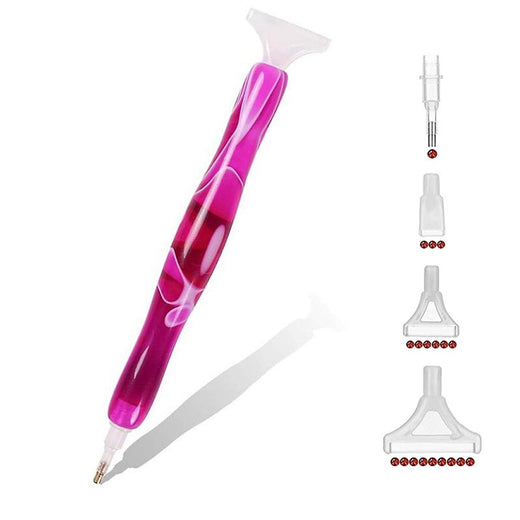 Diamond Painting Premium Stift ergonomisch Wellen Violett Zubehör - Unique-Diamond