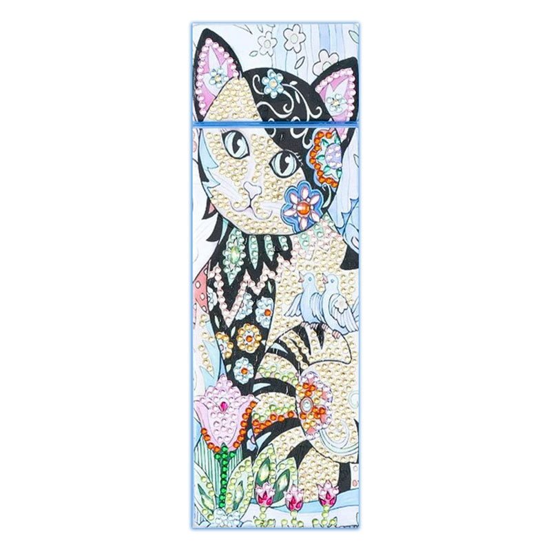 Diamond Painting Stiftebox Katze - Unique-Diamond